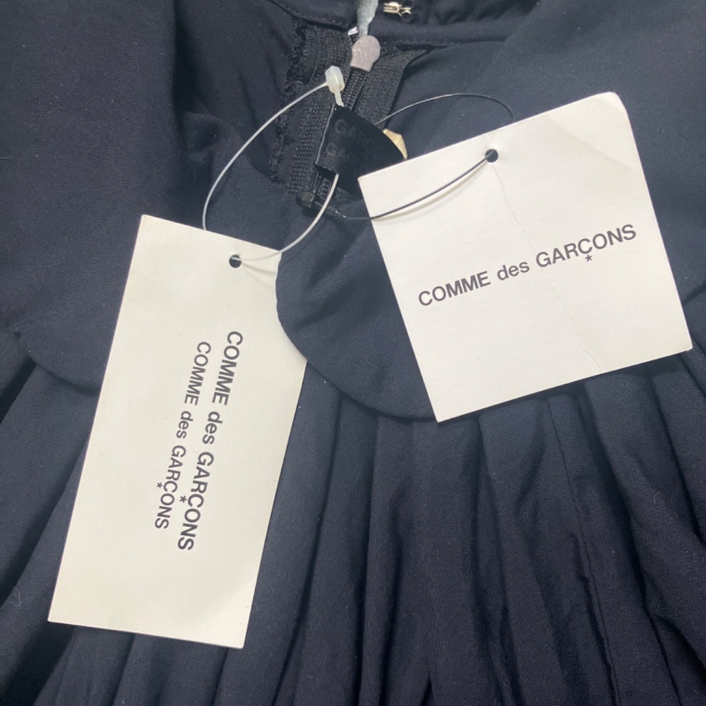 NWT Comme des Garçons/ midnight navy drop waist puff dress - Picture 3 of 3
